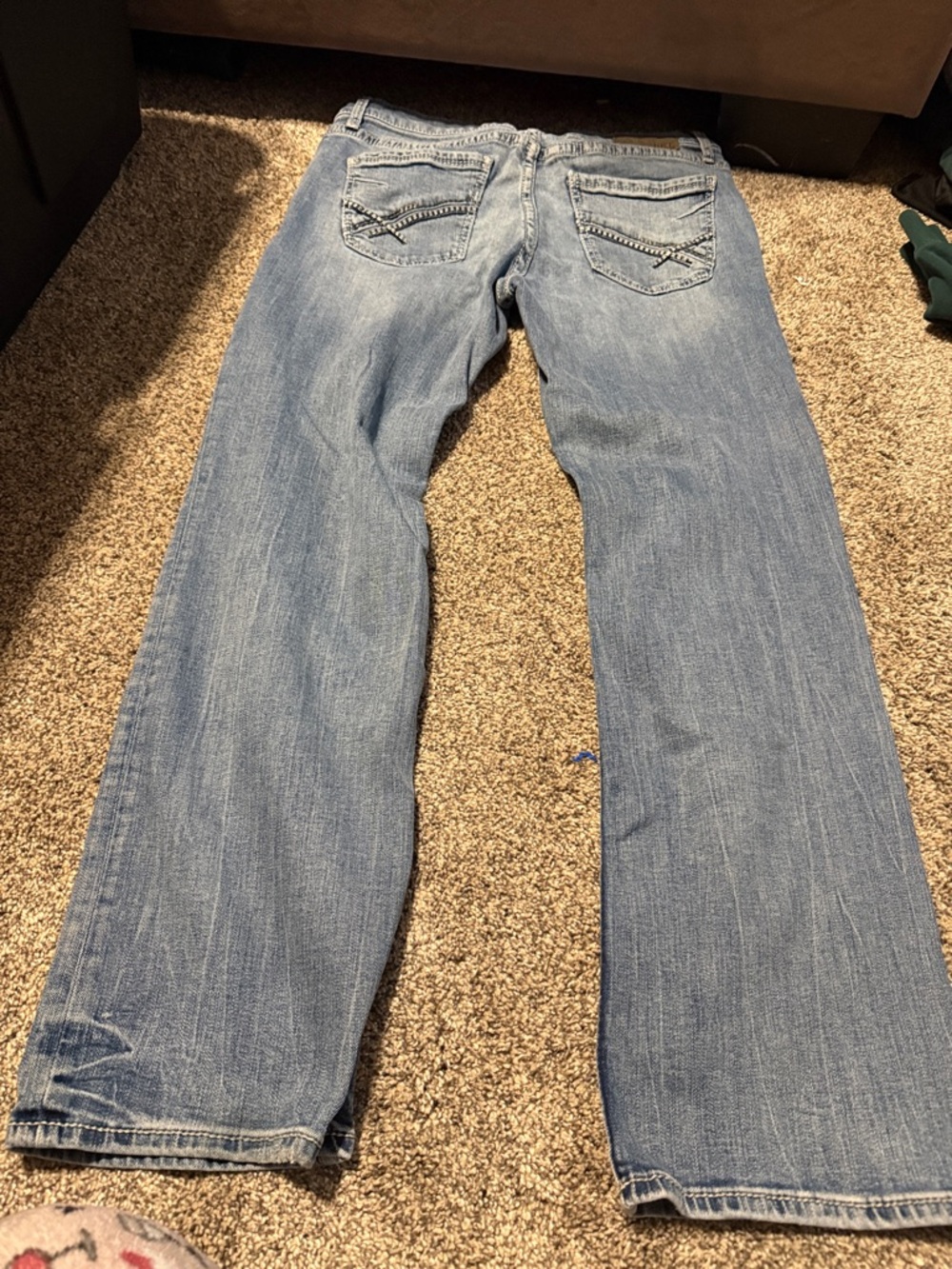 BKE Men's Light Wash Bootcut Jeans - Picture 2 of 5